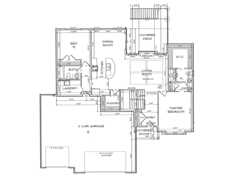 512 Willow Creek Ave Sioux Falls, SD. Main level floor plan.
