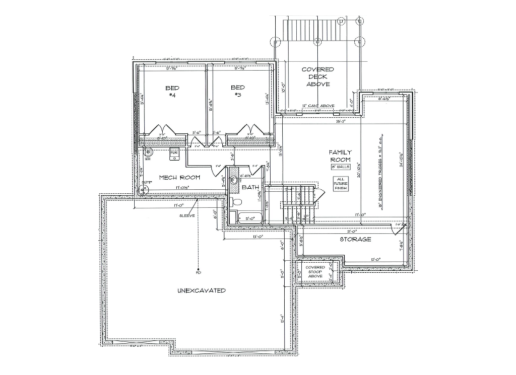 512 Willow Creek Ave Sioux Falls, SD. Lower level floor plan.