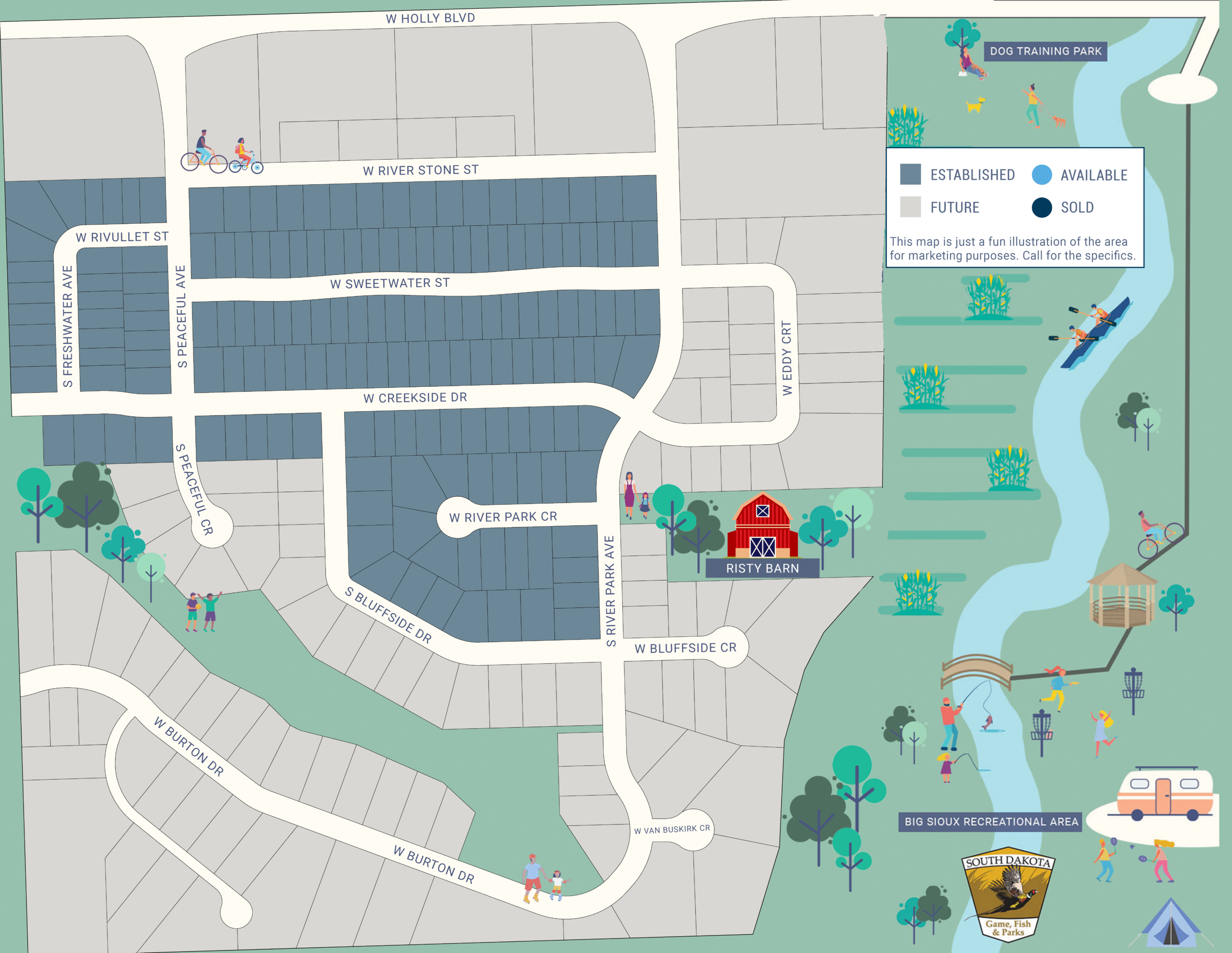 River Park Development Map - June 2025